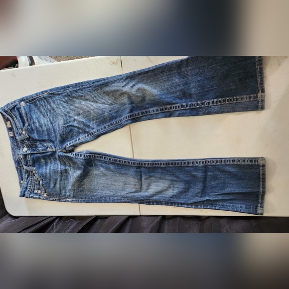 Size 28 Miss Me Jean's, Dark Wash - Picture 1 of 4